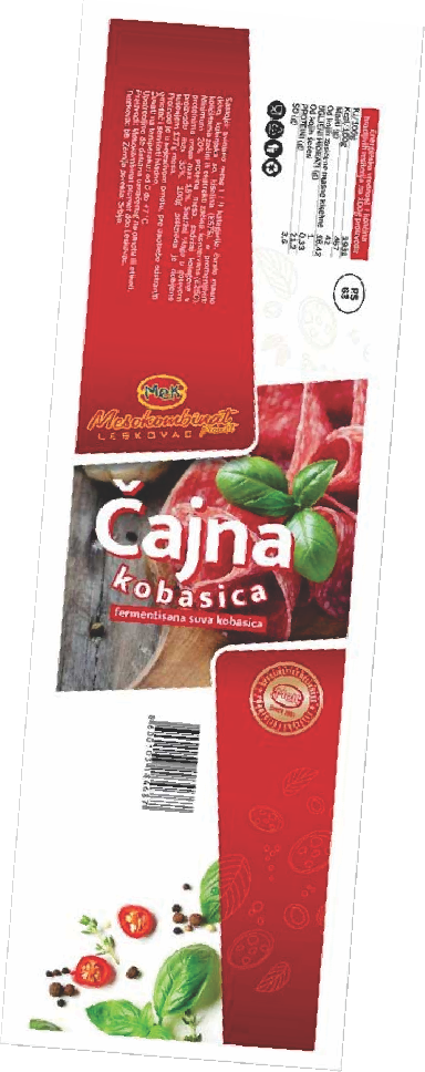 Čajna kobasica - Mesokombinat